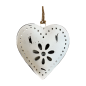 Heart S white 10cm(80793)