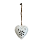 Heart S white 10cm(80793)