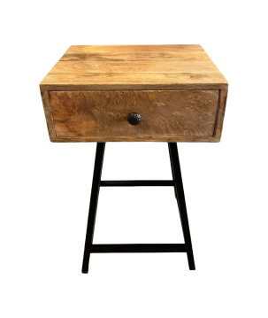 Bedside iron legs,40x37 H60cm