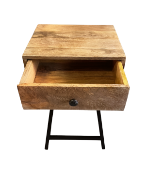 Bedside iron legs,40x37 H60cm