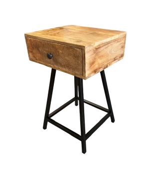 Bedside iron legs,40x37 H60cm