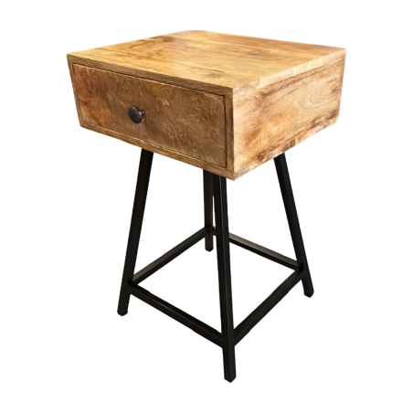 Bedside iron legs,40x37 H60cm