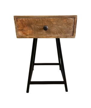 Bedside iron legs,40x37 H60cm