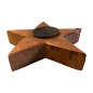 Star candleh. with cup(3080)
