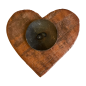 Heart candleh with cup(3079)