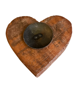 Heart candleh with cup(3079)