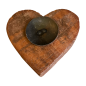 Heart candleh with cup(3079)