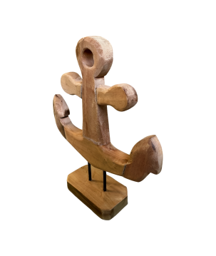 Anchor teak H46cm (3921)