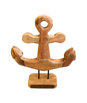 Anchor teak H46cm (3921)