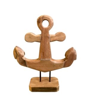 Anchor teak H46cm (3921)