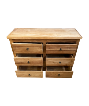 Dressoir 6-draw. 80x40H110 (3689)