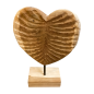 Heart akar on stand H30cm(3571)