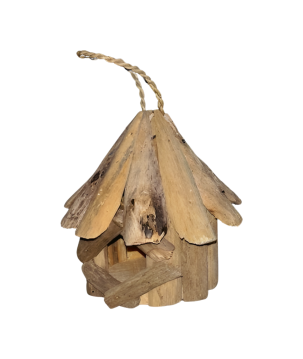 Birdhouse driftw. H15cm (3294)
