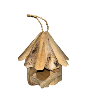 Birdhouse driftw. H15cm (3294)