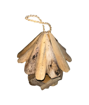 Birdhouse driftw. H15cm (3294)