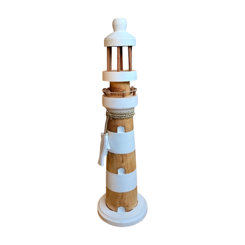 Lighthouse nat/white 50cm(3512)