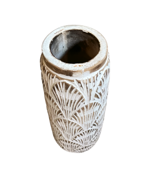 Vaas shell carving H50cm(3869)
