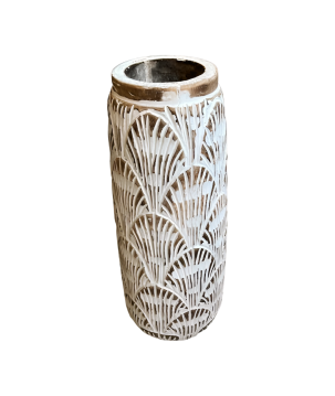 Vaas shell carving H50cm(3869)