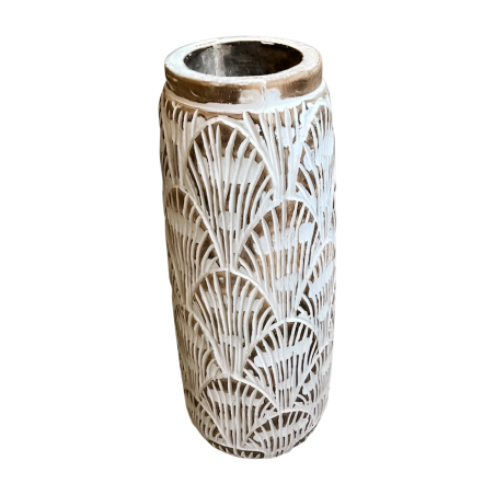 Vaas shell carving H50cm(3869)
