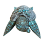 Turtle white/blue (80284)
