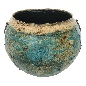 Pot turq. low H30cm(5719)