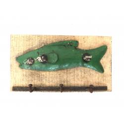 Iron fish hanger 3-h(5661)