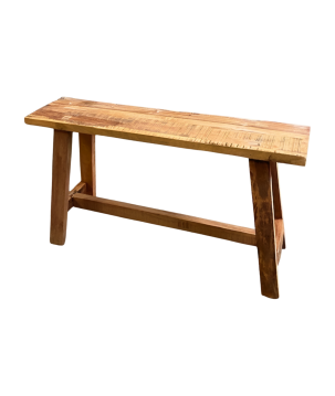 Bench old wood 85x26H50cm(80877)