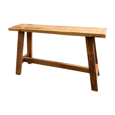 Bench old wood 85x26H50cm(80877)