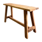 Bench old wood 85x26H50cm(80877)