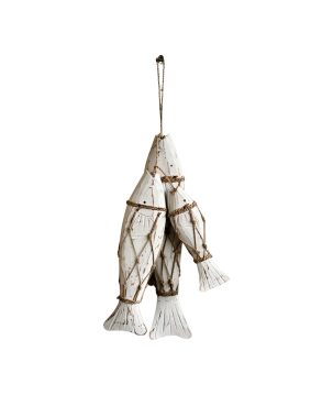 Fish on rope naturel set/3(7420)