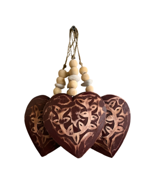 Heart carving L  15cm S/4 (80850)