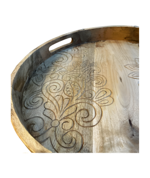 Old wooden tray 45x30cm