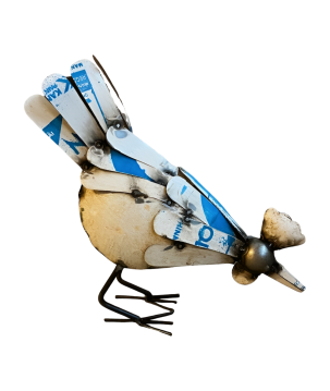 Rooster eating 40x12H35cm(80798)