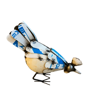 Rooster eating 40x12H35cm(80798)