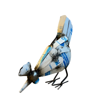 Rooster eating 40x12H35cm(80798)