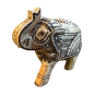 Wooden elephant India S (80956)