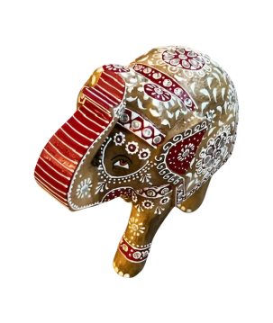 Wooden elephant India M (80956)