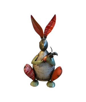 Rabbit old iron H40cm(80967)