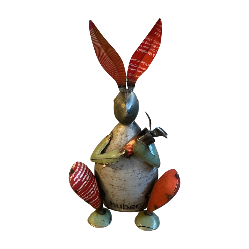 Rabbit old iron H40cm(80967)