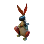 Rabbit old iron H40cm(80967)