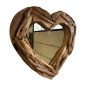 Mirror teak  love 50x50cm(80422)
