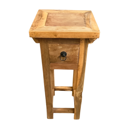 Bedside teak 1-draw (3505)