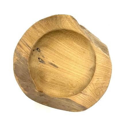 Bowl teak D25cm.(5792)