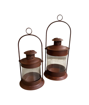 Lantern iron rusty L (5303)
