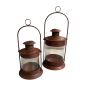 Lantern iron rusty L (5303)