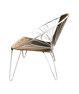 Chair jute 61x64x74cm(80966)