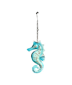 Hanging seahorse blue (80961)