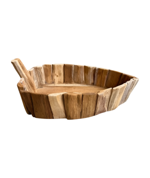 Bowl Daun teak 50x30cm (80414)
