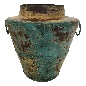 Vase iron Turq. H48 (5801)