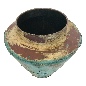 Vase iron Turq. H48 (5801)